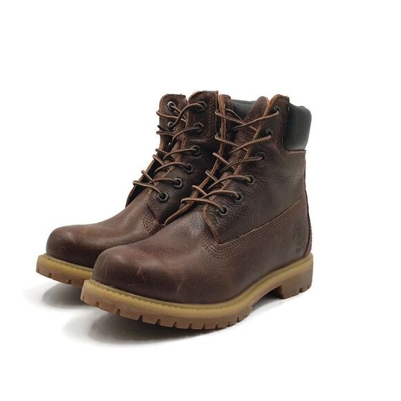 Timberland Premium 45th Anniversary 6 Inch Boot Womens Size 6.5 Brown Work Shoe - Picture 7 of 8